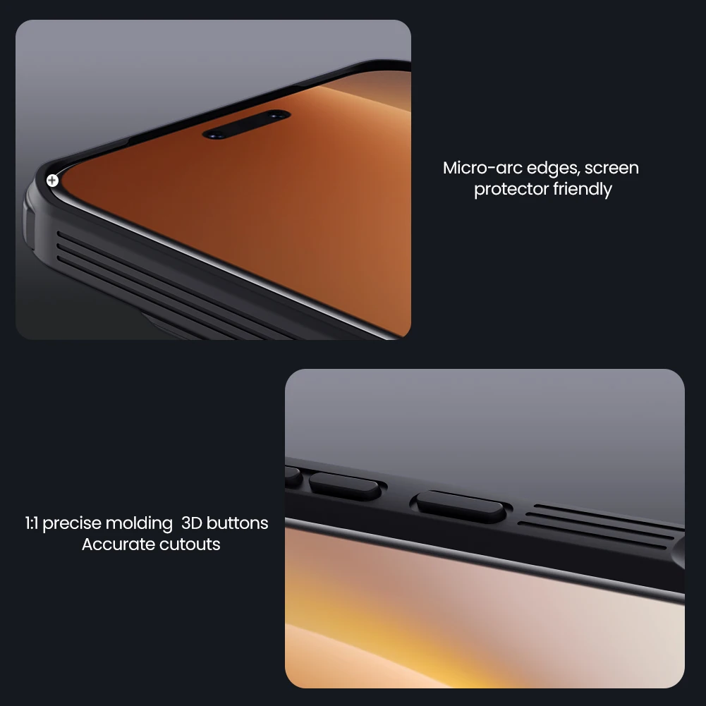Für Honor Magic 8 Pro Hülle NILLKIN Passgenaue Hülle Camshield Super Frosted Shield Hülle Objektivschutzabdeckung für Magic 8 Pro – Detail 11