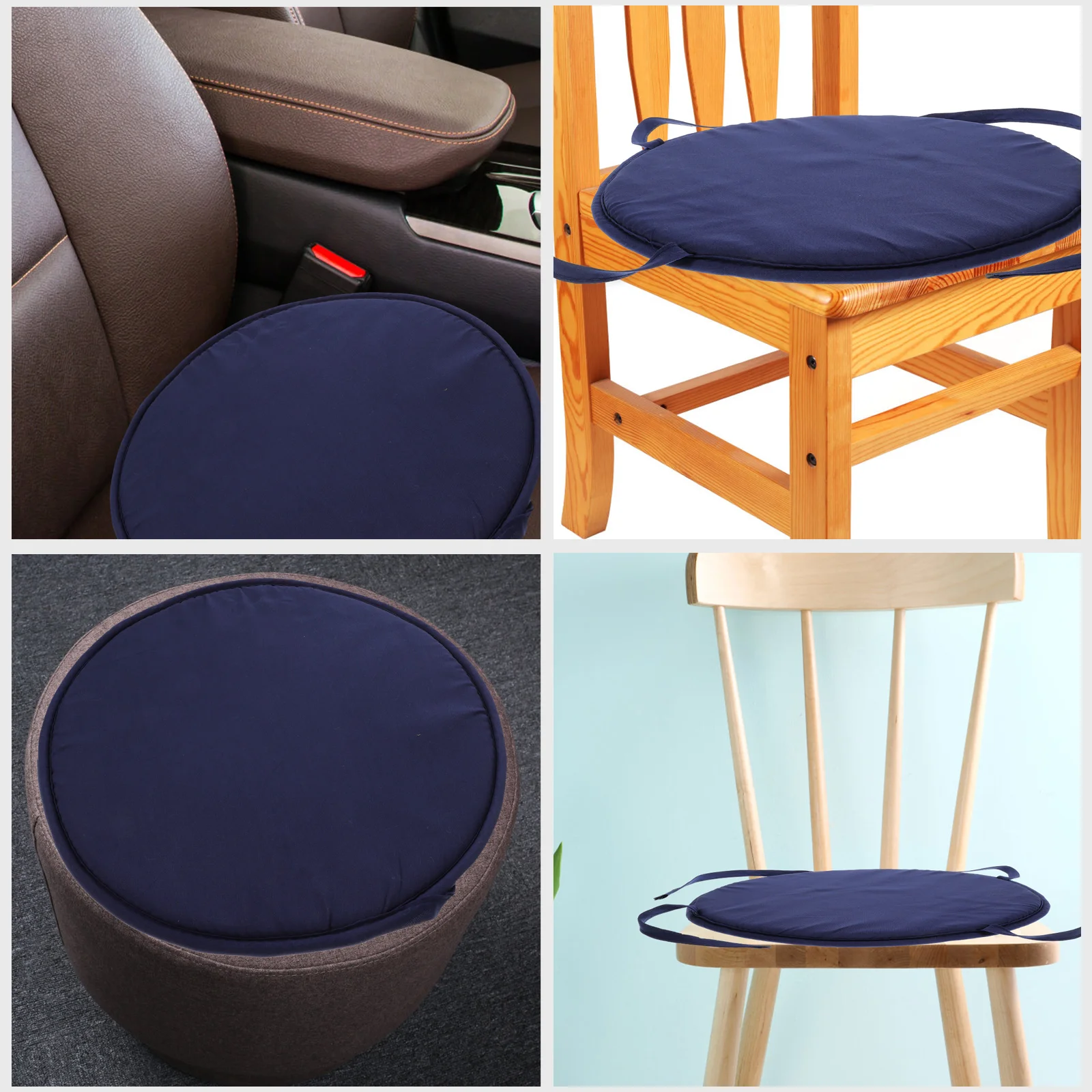 

Round Cushion Seat Cushions Sponge Chair for Dining Chairs Pad Household School