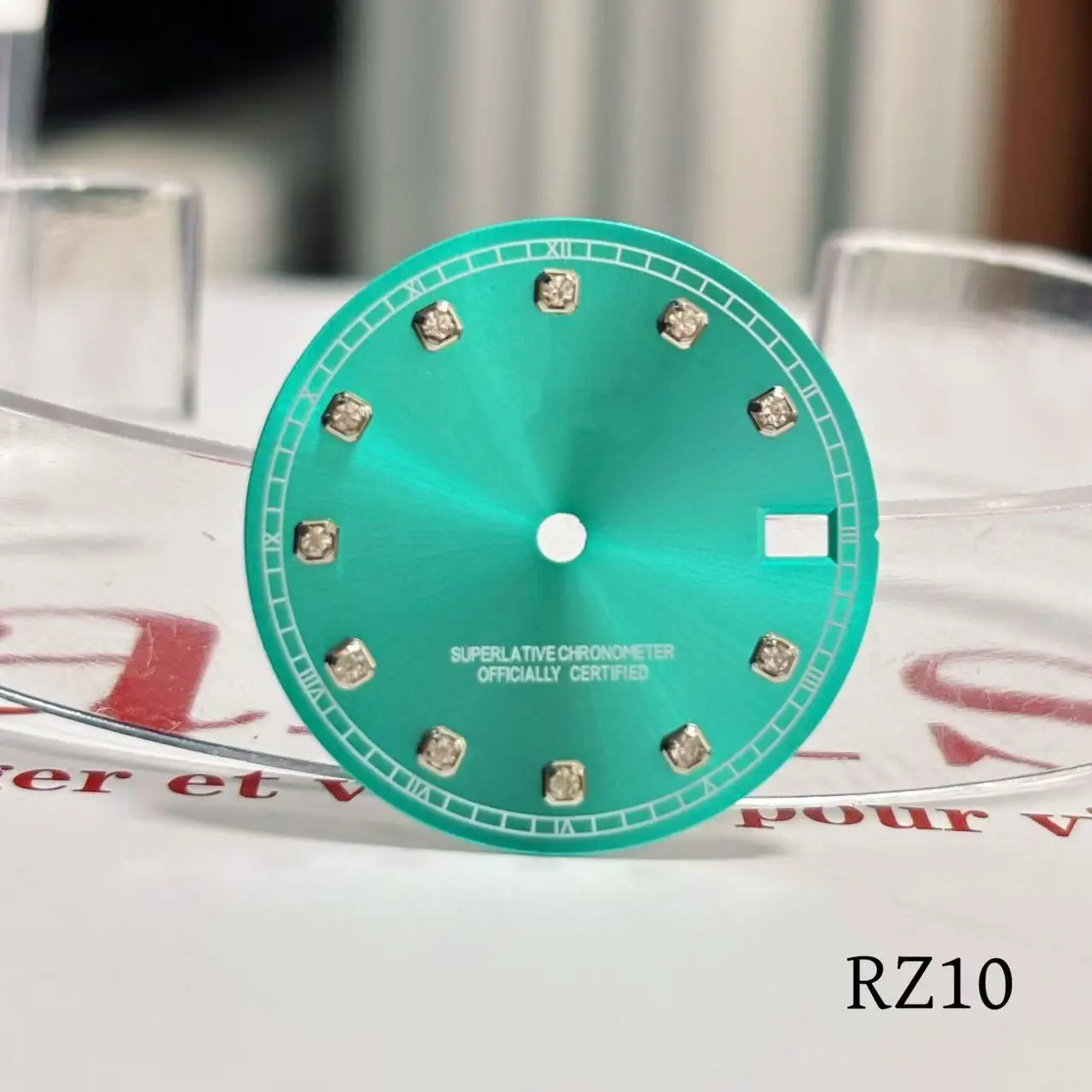 

28.5MM Sunray Dial with New Diamond Pattern for NH35/36 Movement Watch Accessories