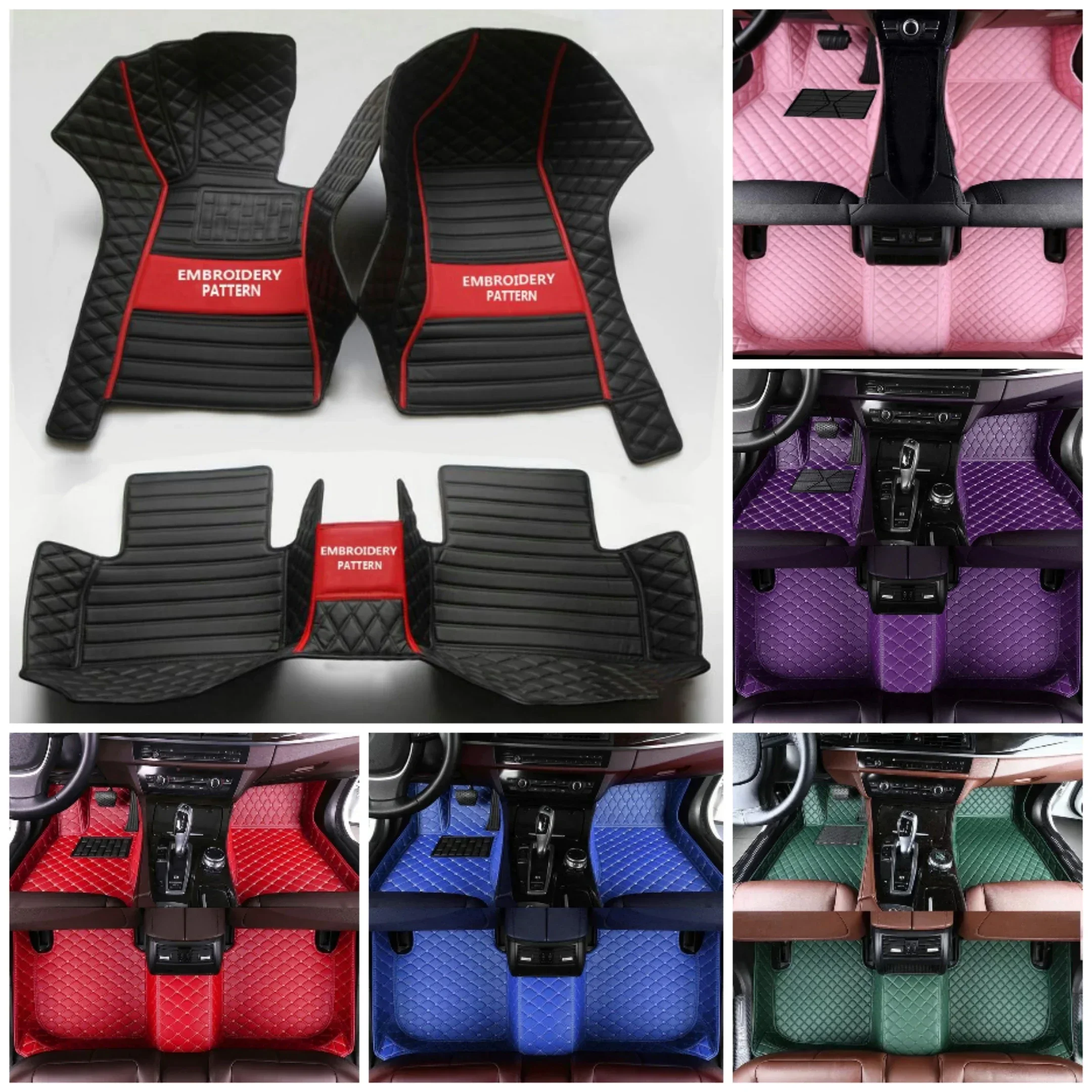 

Автомобильные коврики на заказ для INFINITI M37 M45 M56 2007-2013, водонепроницаемые, 5-местные, с полным покрытием, 3D искусственная кожа, роскошные внутренние ковры