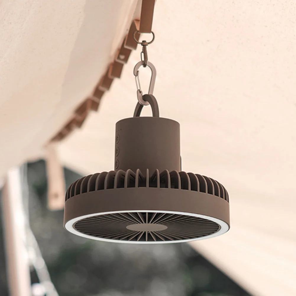 Camping Ceiling Fan Silent Brushless Motor for Home Office Car Indoor Outdoor - view 2
