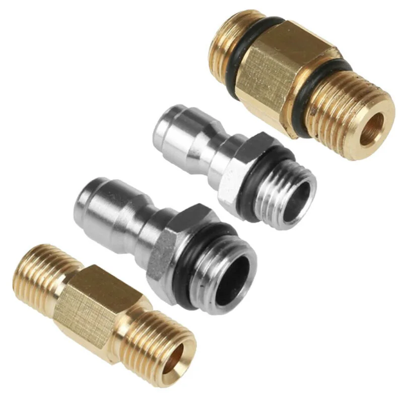 Car Washer Machine Connector High pressure Lance Nozzle Part Quick Connect Adapter Tool Washer Brass Male Thread