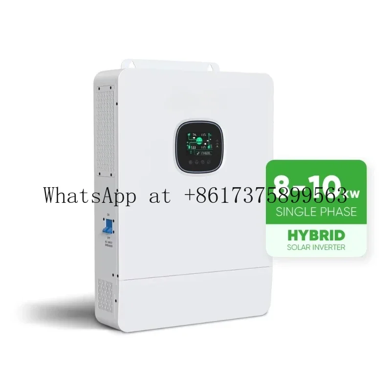 IP65 Hybrid  Inverter 48V 5kW 8kW 10kW Single Phase Dual MPPT  Home Inverter