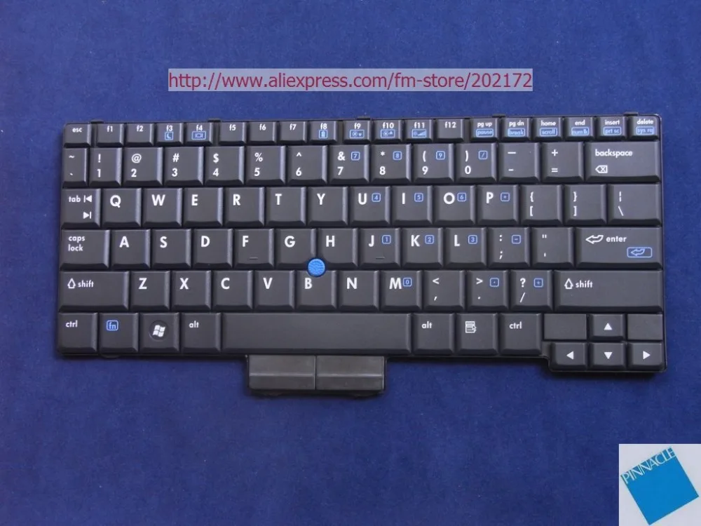 

Used Look Like New Black Laptop Keyboard 451748-001 AE0T2U00110 For HP 2510P Series US