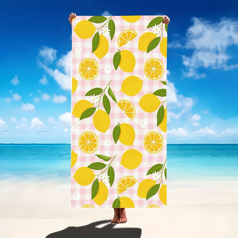 Pink Vertical Stripe Large Retro Floral Leaf Art Print Microfiber Quick Dry Vintage Romantic Botanical Pool Travel Beach Towel