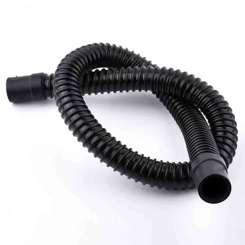 1 Meter Schwarzer PVC-Staubabsaugschlauch mit Weichgummi-Verbindung 20-50mm ID Vakuum-Abgas-Abluftschlauch für Staubabsaugung – Detail 3