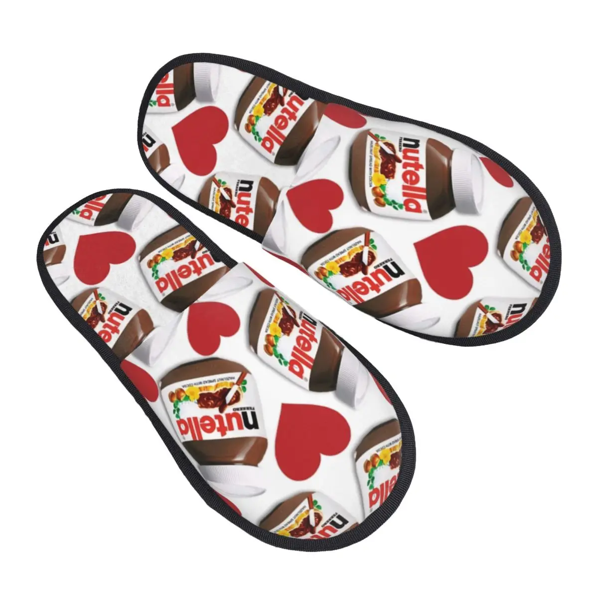 

Италия Nutellas Jar Гостевые тапочки для ванной комнаты Женские домашние тапочки с принтом на заказ