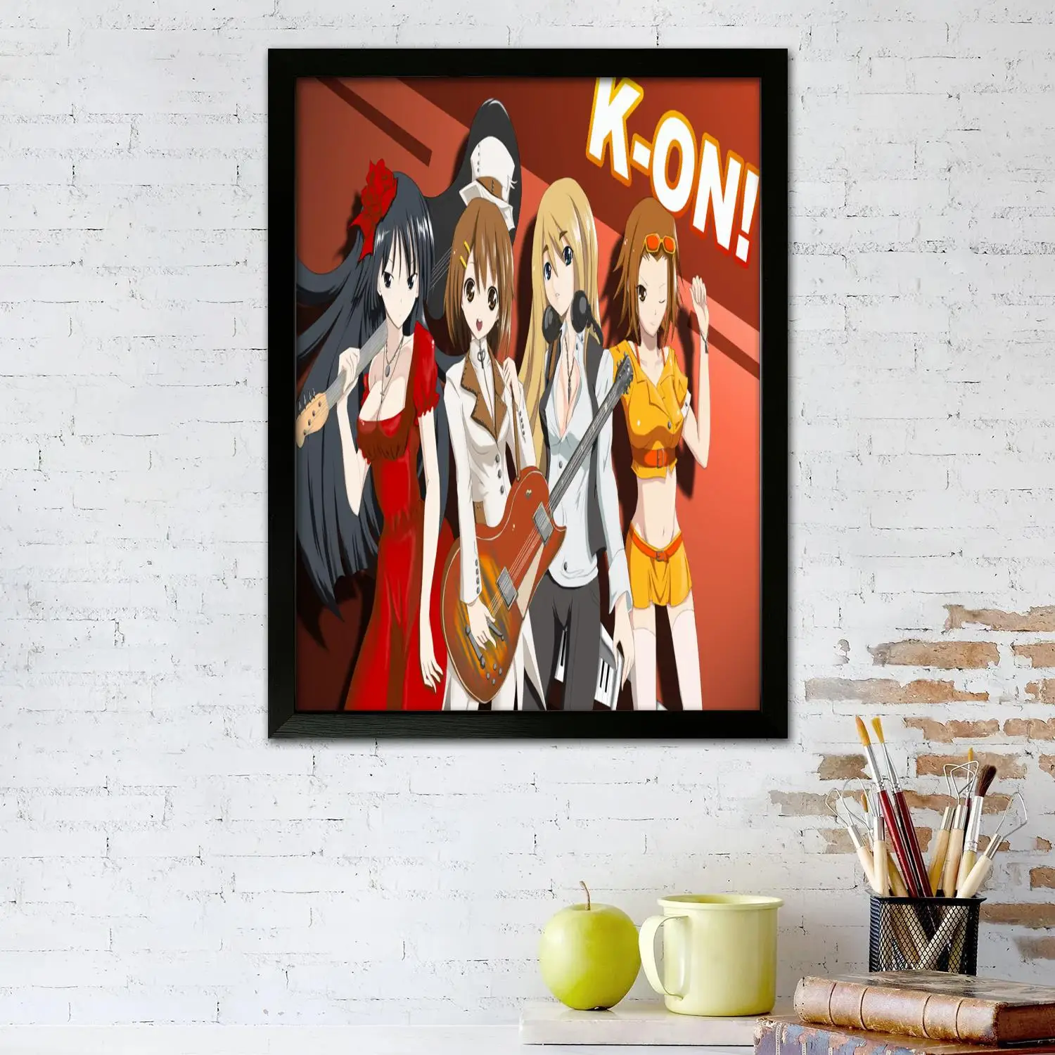 k-on anime Canvas Art Poster and Wall Art, Picture Print, Modern Family Bedroom Decor, Posters,Decorative painting