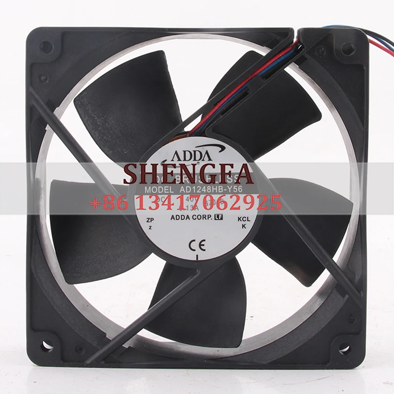 AD1248HB-Y56 ADDA Case Fan Dual Ball Bearing DC48V 0.13A 120×120×32MM 12032 Inverter Cooling Fan