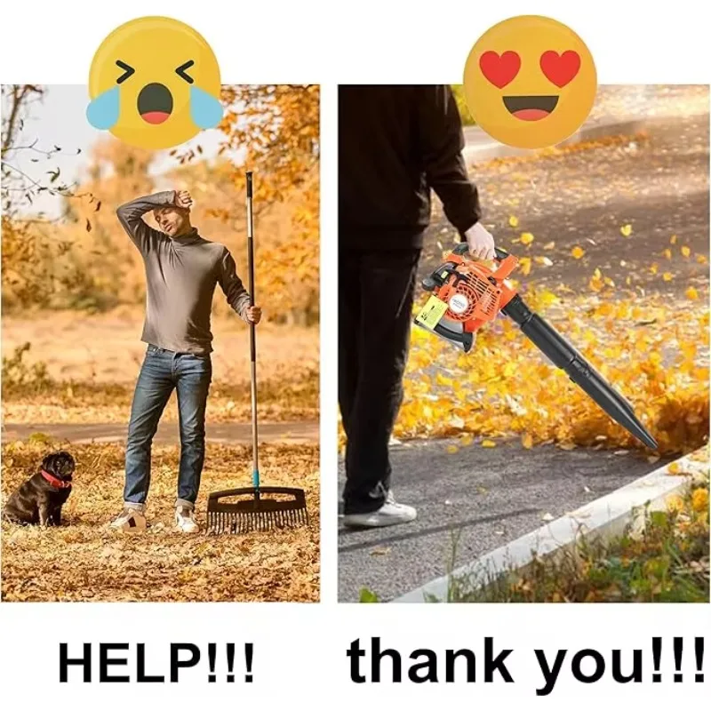 Herramientas de jardín Soplador de manos con mochila de 2 tiempos Sopladores de hojas de 25,4 CC