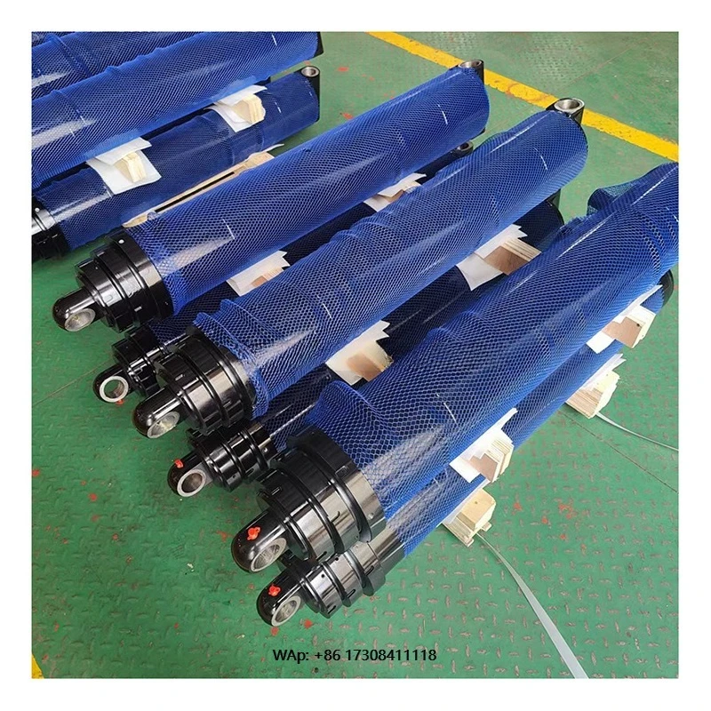 Cilindro Idraulico Telescopico di Alta Qualità per Rimorchi Ribaltabili