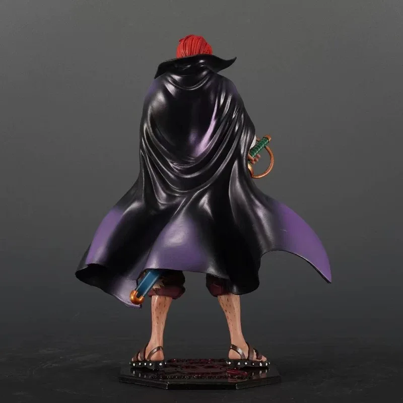 Anime One Piece Shanks figurki czerwone włosy Ryuho figurki statua z pcv kolekcja modeli zabawki peryferyjne ozdoba prezent urodzinowy