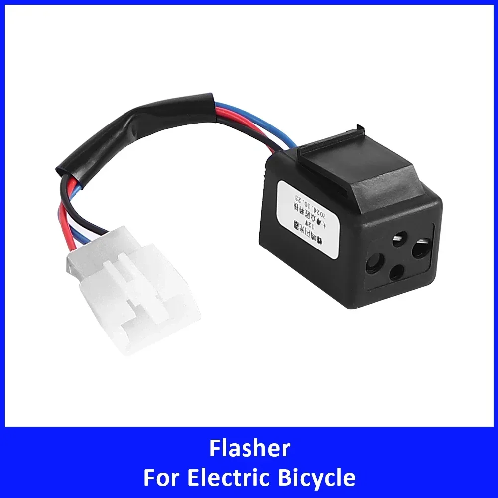 12V 48/60V Three Wire LED Turning Signal Lights for Electric Bicycle Positive Control Flasher Blinking Relay Turn Signal Flasher