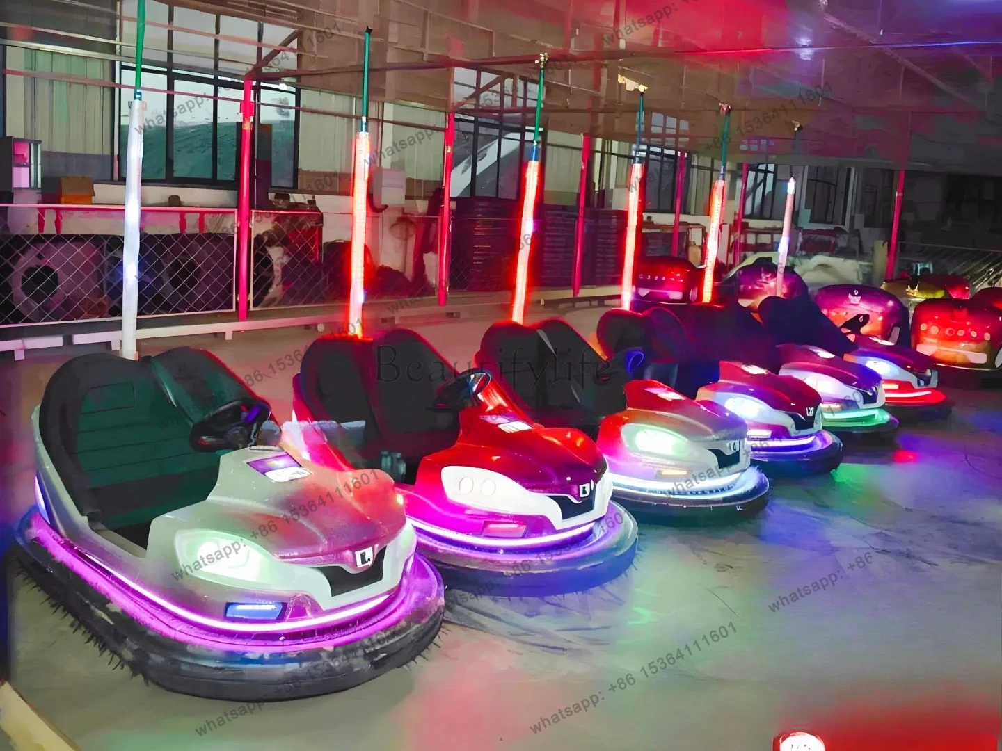 

Новая модель аттракционов Skynet: бамперные машинки для торговых центров и открытых площадок, с двойной батареей, для использования на открытом воздухе.