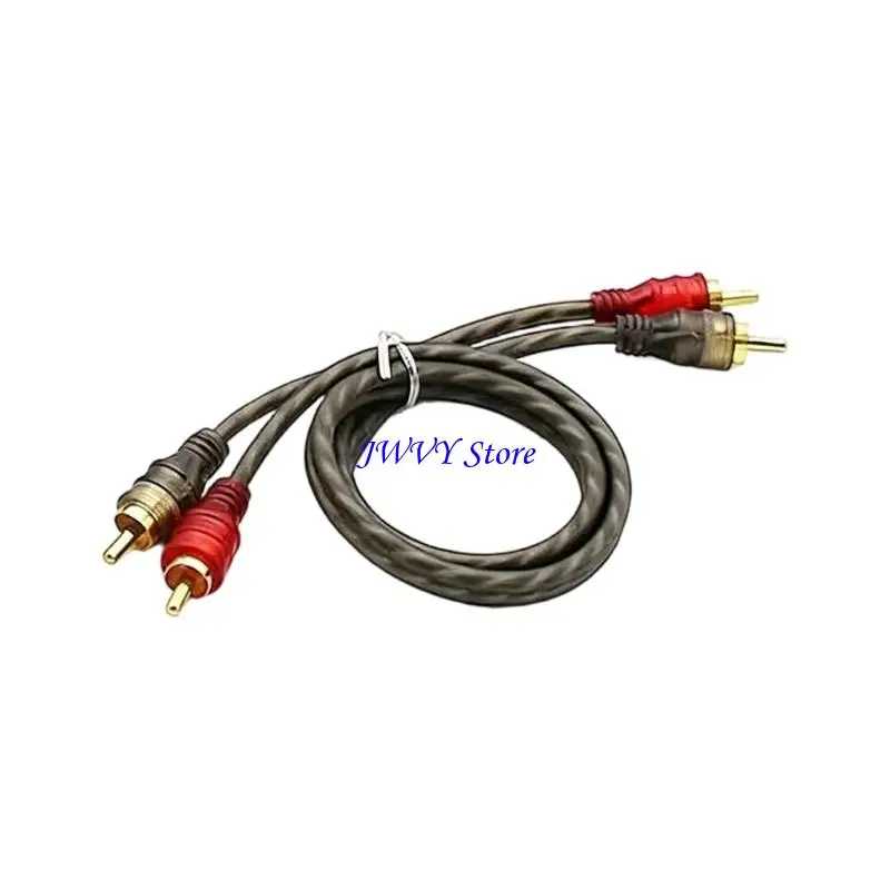 573A Professional Stereo Amplifier Sound Cable 2 Male To 2 Male Amplifier Cable