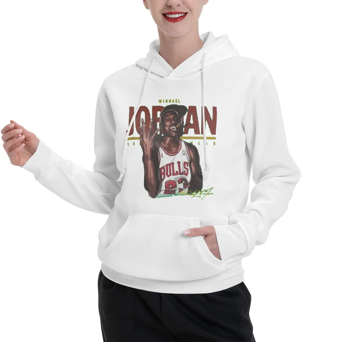 Jersey de terciopelo con capucha para parejas, jersey de cuerda con capucha de Star Bulls, Michael y Jordans, Estilo Vintage, gran oferta