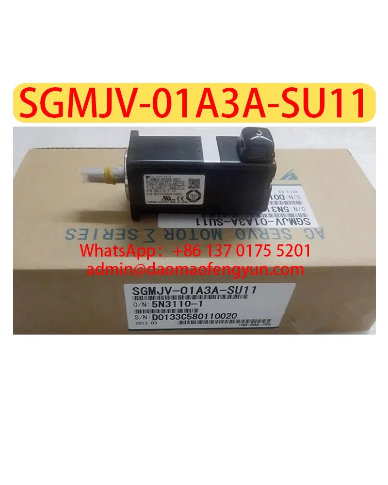 

SGMJV-01A3A-SU11 Brand New Servo Motor，SGMJV 01A3A SU11，Fast shipping