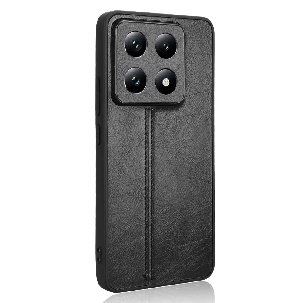 Premium PU Leather Case Hard Plastic Shockproof Cover for Xiaomi 14T Pro 14TPro image 4