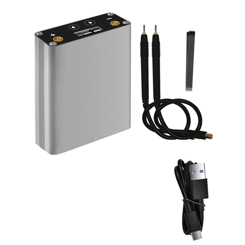 

LJL-Spot Welder Adjustable 30 Gears OLED Screen 5000Mah Lipo Include For Max 0.15Mm Nickel Strip Portable Spot Welding DH-30