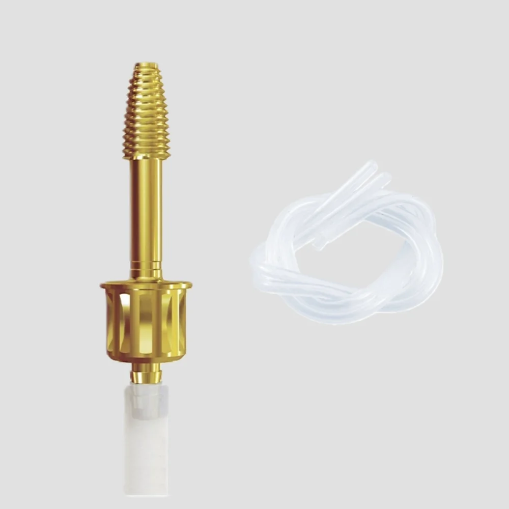 1Set Dental Maxillary Sinus Lift Membrane Water Rising Hydraulic Lifter Aqua Tip Water Pipe Leak-Proof Seal Crestal Guide Drill