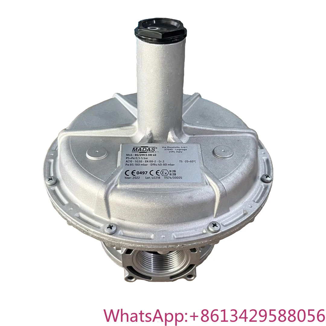 

Italy Madas RG/2MCS DN40 Burner Low Pressure Natural Gas Regulator Boiler Pipeline Pressure Reducing Valve