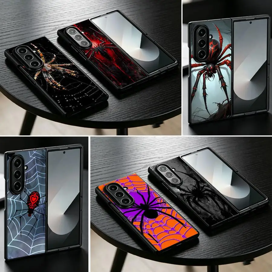 Dark Arachnid Gothic Case for Samsung Galaxy Z Fold 8 Ultra Z Fold 7 6 5 4 3 ZFold6 ZFold5 ZFold3 ZFold7 ZFold4 Phone Cover