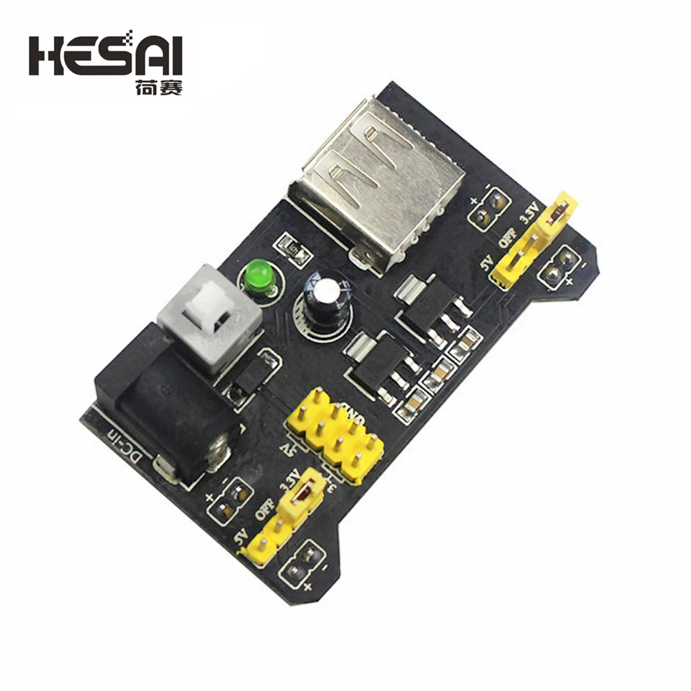 Smart Electronics MB102 Breadboard Power Supply Module 3.3V 5V Solderless Breadboard Voltage Regulator For Arduino Diy Kit