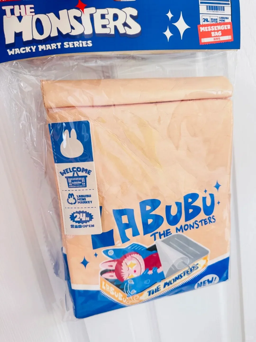 POP MART Labubu Gusto strano Convenience Store Serie Scatola cieca periferica Giocattoli Kawaii Anime Action Figure Regali di Natale a sorpresa