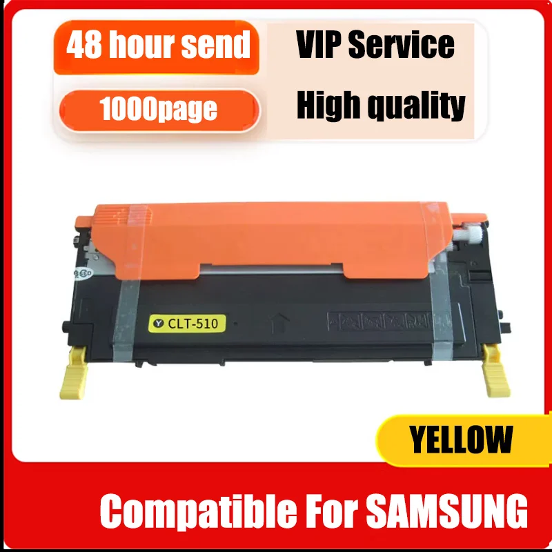1piece CLT-K510S CLT-C510S Toner Cartridge Compatible For Samsung SL-C510/C510W/C513/C513W/C563FW/C563W Standard Capacity