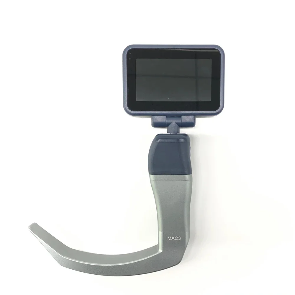 Reusable Blade Adult/Neonate/Difficult Video Laryngoscope 3'' LCD (One handle with Six Blades)