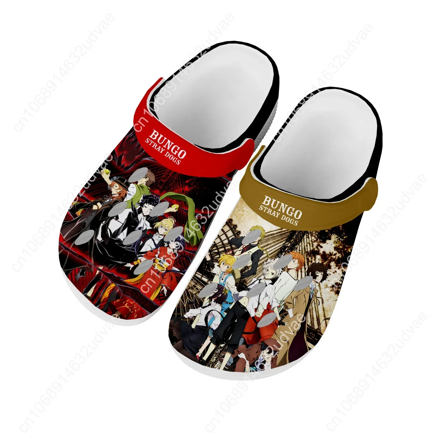 Bungo Stray Dogs Water Shoes Mens Womens High Quality Fashion Home Garden Clogs Customizd Sandals Beach Breathable Hole Slippers