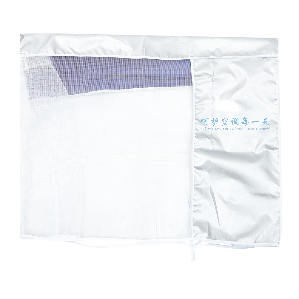 

1Pcs Waterproof Air Conditioner Outdoor Unit Cover Silver Coated Oxford Cloth Protective Cover Sunlight Reflecting Air