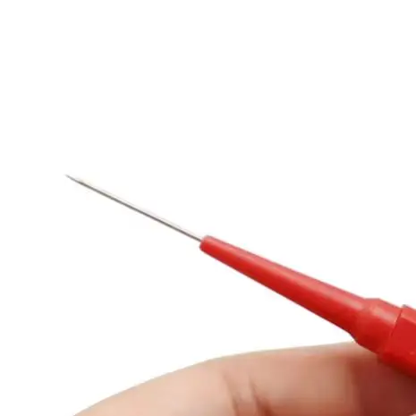 

10 шт., автомобильный мультиметр, тестовые щупы-удлинители, 0,7 мм, игольчатый наконечник, набор диагностических инструментов для пирсинга спины для машин