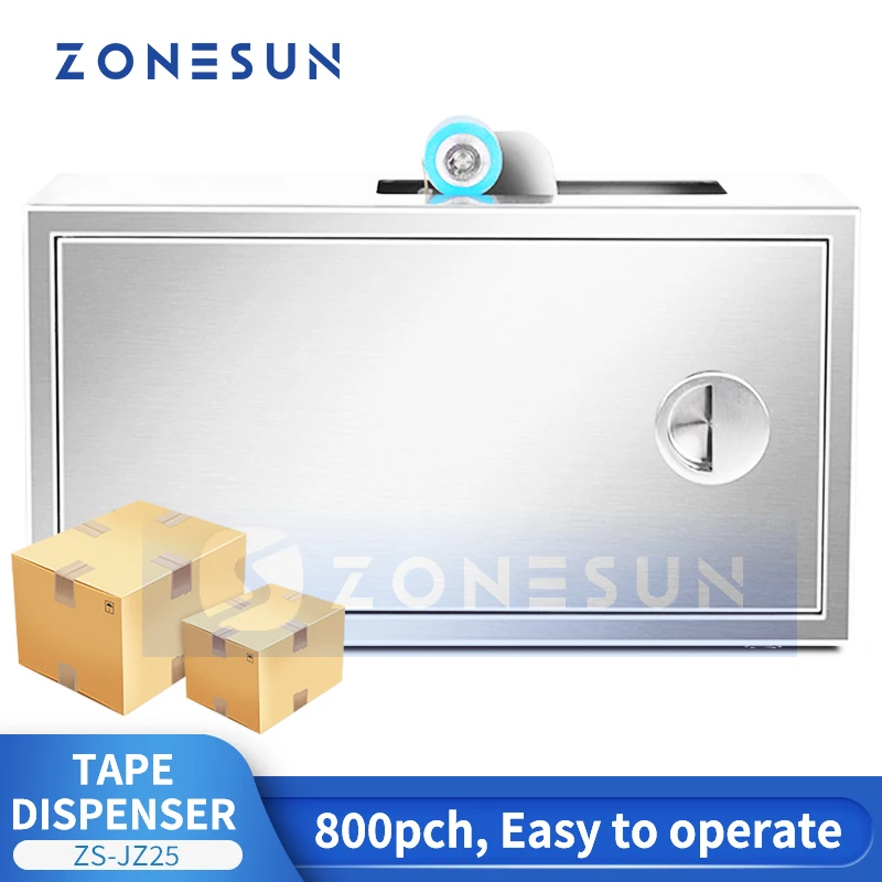 Zonesun ZS-JZ25 Corner Seal Taping Machine Corner Tape Dispenser Corner Sealing Machine Box Taper