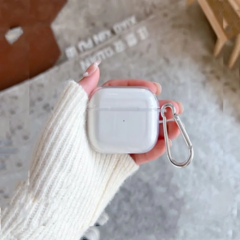 Neue, transparente, weiche TPU-Schutzhülle für Airpods 5 2026, stoßfest, mit Trageband für Airpods 5 4 Ladehülle, Schutzabdeckung – Detail 3
