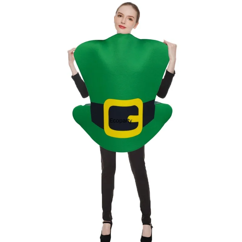 2025 kostium na dzień św. Patryka dla mężczyzn Wome zabawna zielona koniczyna piwo ubrania typu Cosplay dorosły Irlend karnawałowe kostiumy imprezowe