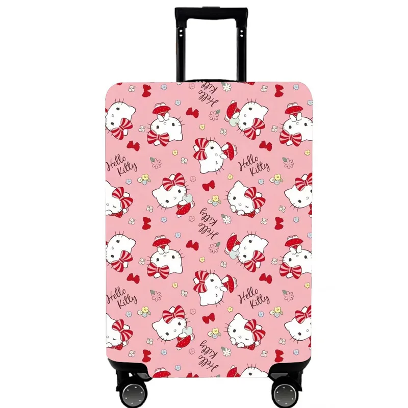 Hello Kitty Luggage Cover Suitcase Protector Baggage Dust Case Cute Cover Suitable for18-32 Inch Suitcase Case Travel Organizer