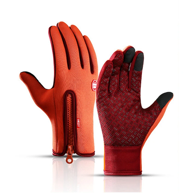 Mannen Vrouwen Fietsen Winter Warme Sporthandschoenen Touchscreen Outdoor Vissen Spatwaterdicht Skiën Snowboard Antislip Ritshandschoenen