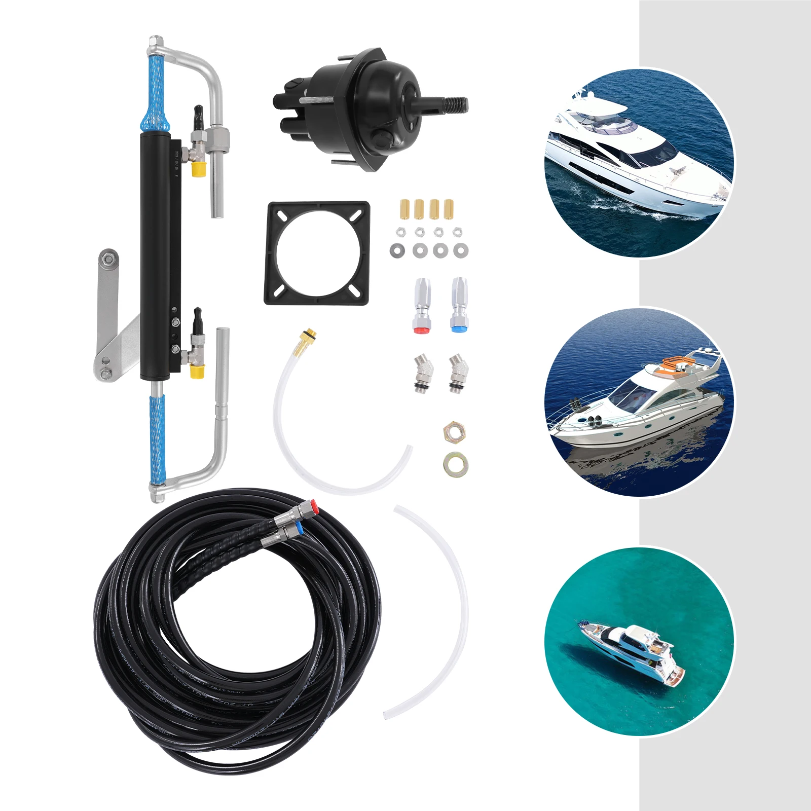 68cc 90PS Hydraulische Lenkpumpe für Außenbordmotoren und Marineboote mit Steuerungssystem - Marine-Lenksystem – Detail 2