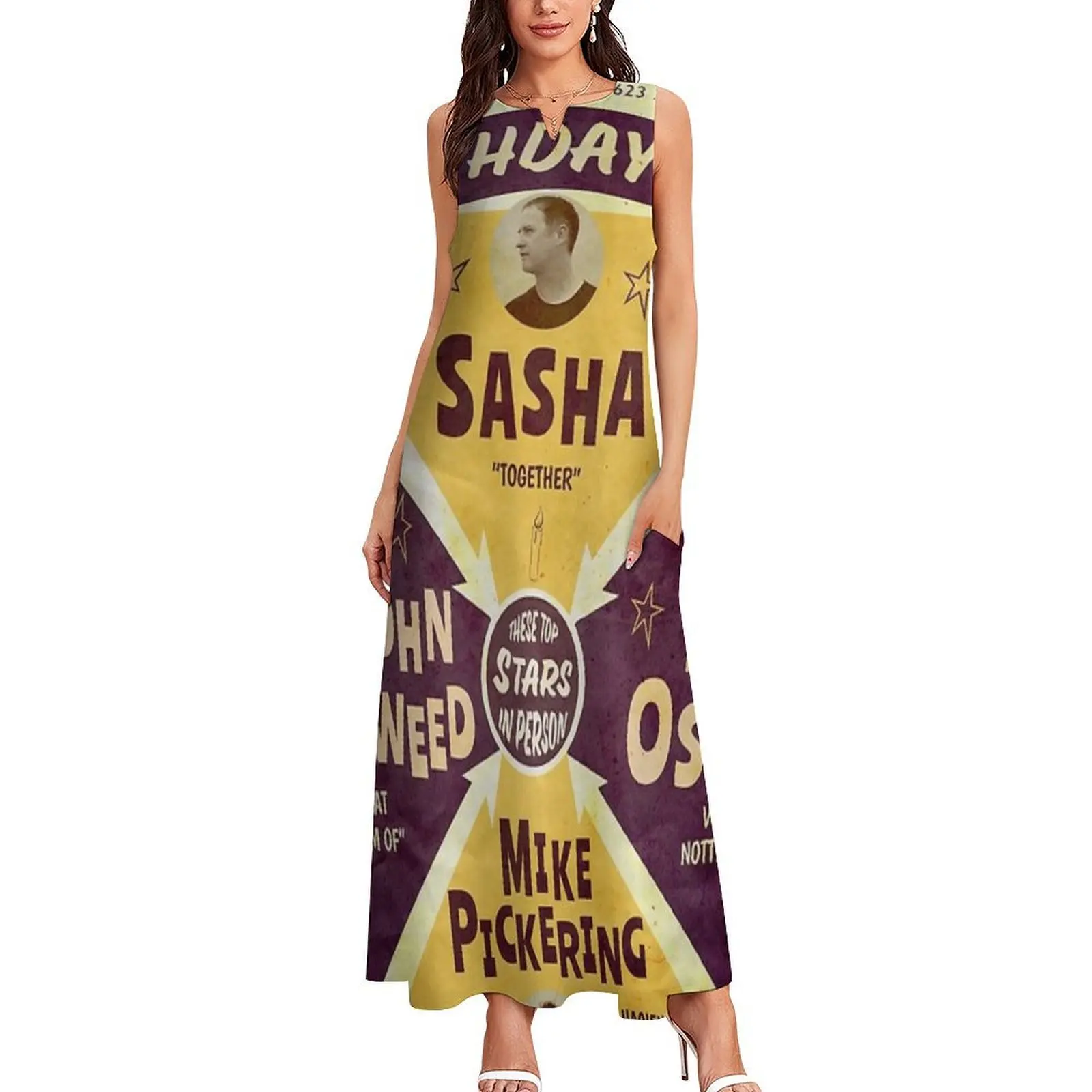 عصر النهضة نوتينغهام 1st عيد ميلاد 1993 ساشا جون Digweed مايك المنتقى إيان أوسيا فستان طويل ملابس فساتين السهرة للسيدات #2