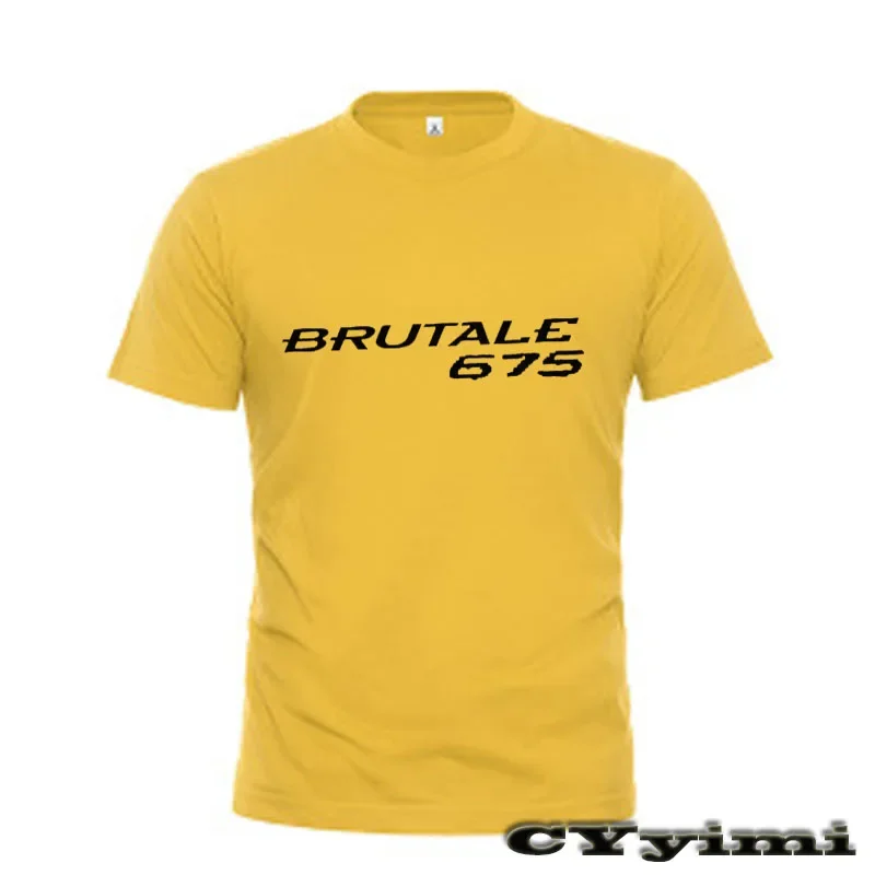 

T Shirt Men New LOGO T-shirt 100% Cotton Summer Short Sleeve Round Neck Tees Male For Brutale 675