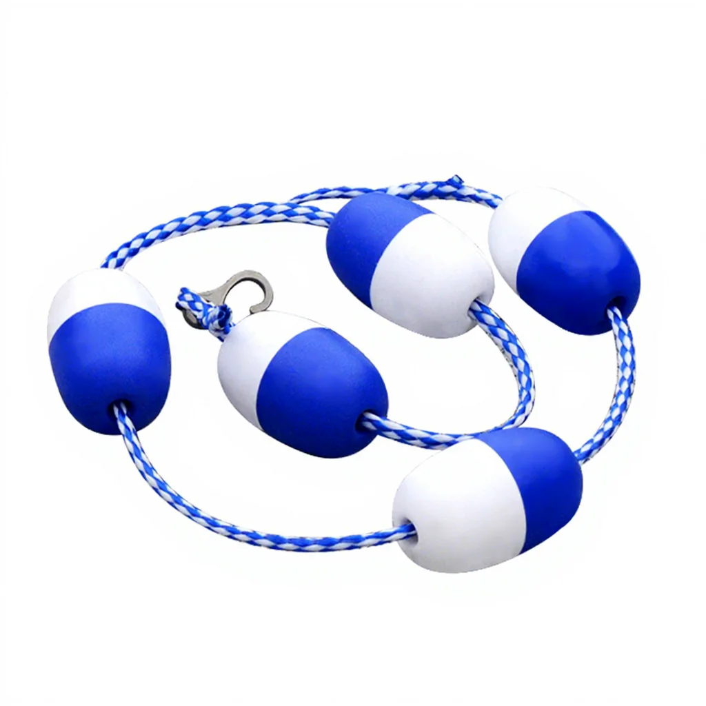 

Factory Direct Durable Blue White PP Plastic Safety Float Multi-Purpose Pool Lane Line Ball for Household Pool Tools Accessories
