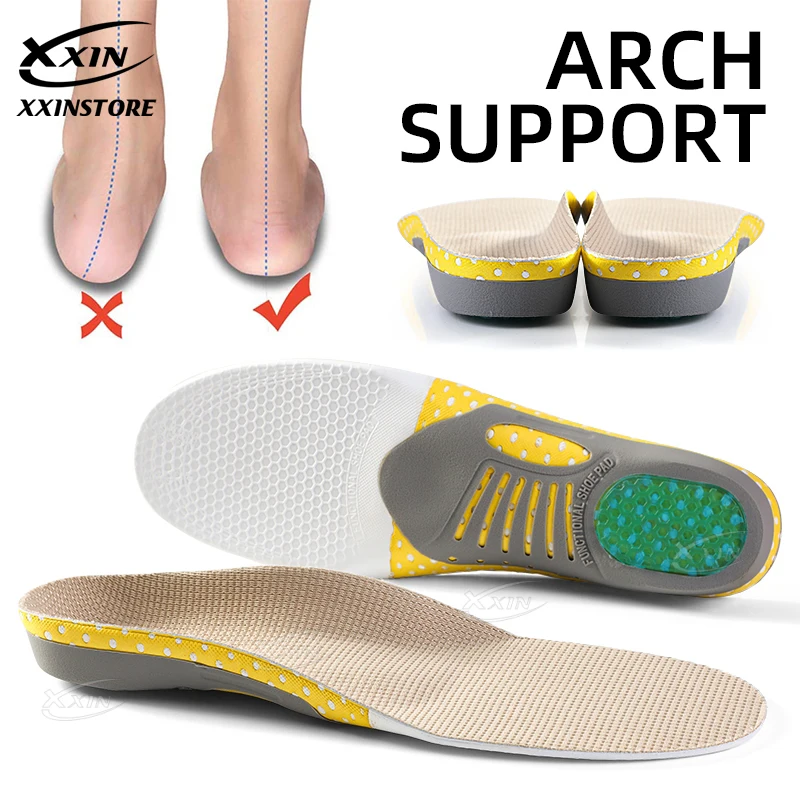 

【Xxin】Orthopedic Insole Arch Support Insoles Flat Foot Shoe Pad Health Sole Pad Size 35-46