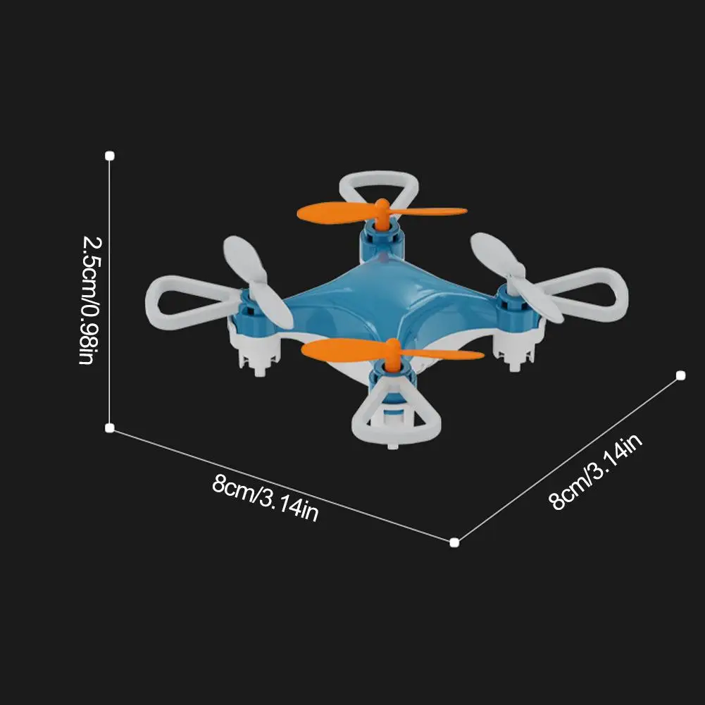 Mini Drone Speelgoed Afstandsbediening 360 Graden Roll One-Touch Opstijgen Landing Kinderspeelgoed Micro Vliegtuigen Vaste Hoogte Quadcopter