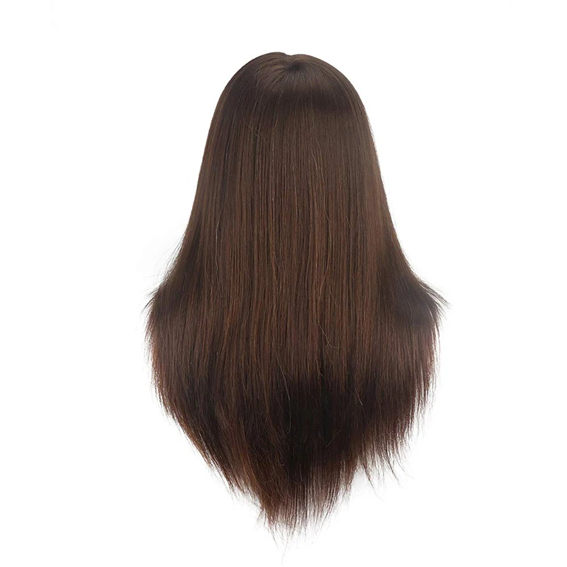 

100% genuine hair model head mold can be ironed, curled, dyed, and beautified hair doll head fake head model head