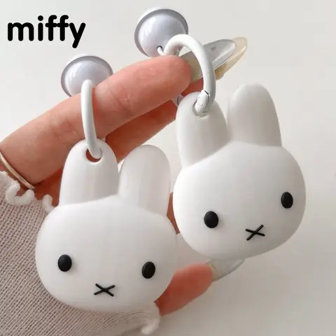 Miffy AirTag Tracker Protective Case Creative Keychain Pet Anti-Lost Tracker Protective Case Daily Decoration Cartoon Charm