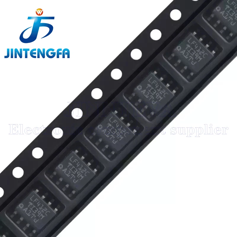 10PCS LF412CDR SOP-8 LF412C LF412 SMD Chip Dual JFET-INPUT Operational Amplifier IC