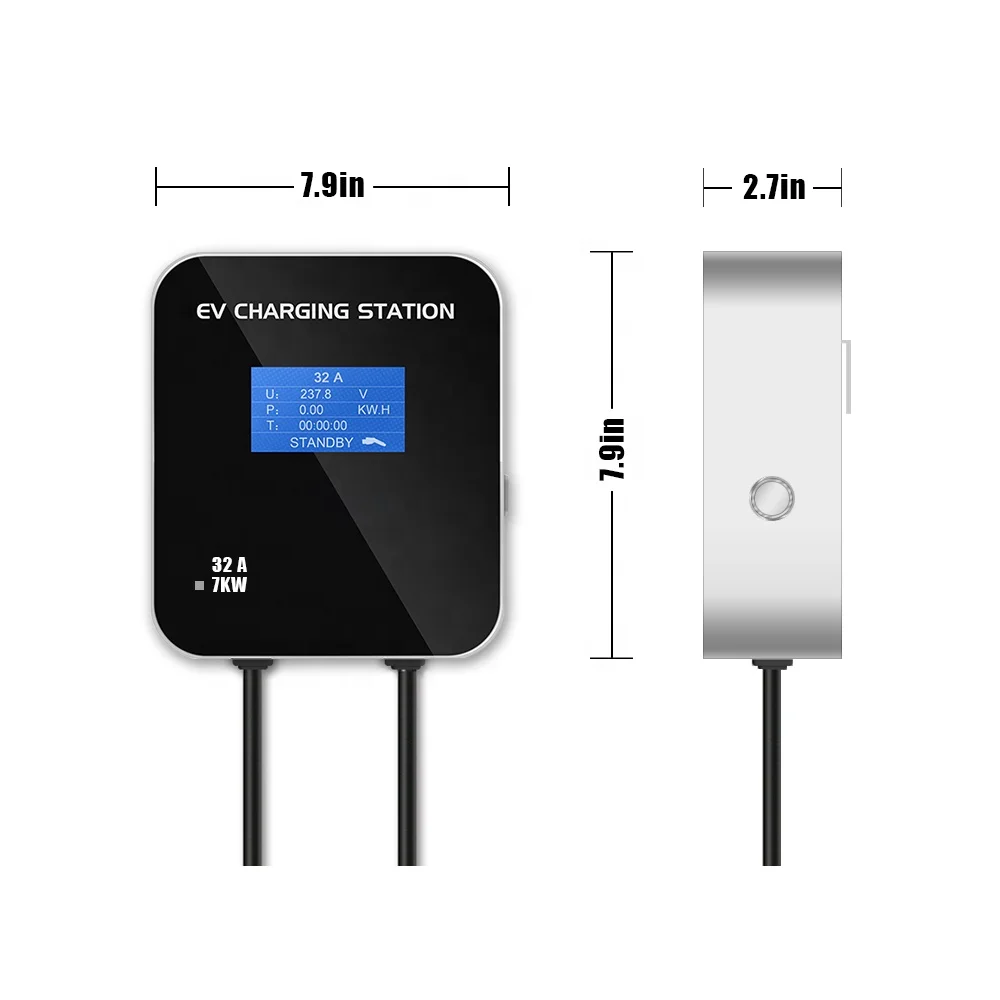 Teison factory 16A 3.8kw ev charger connector wallbox charging station type 2 plug