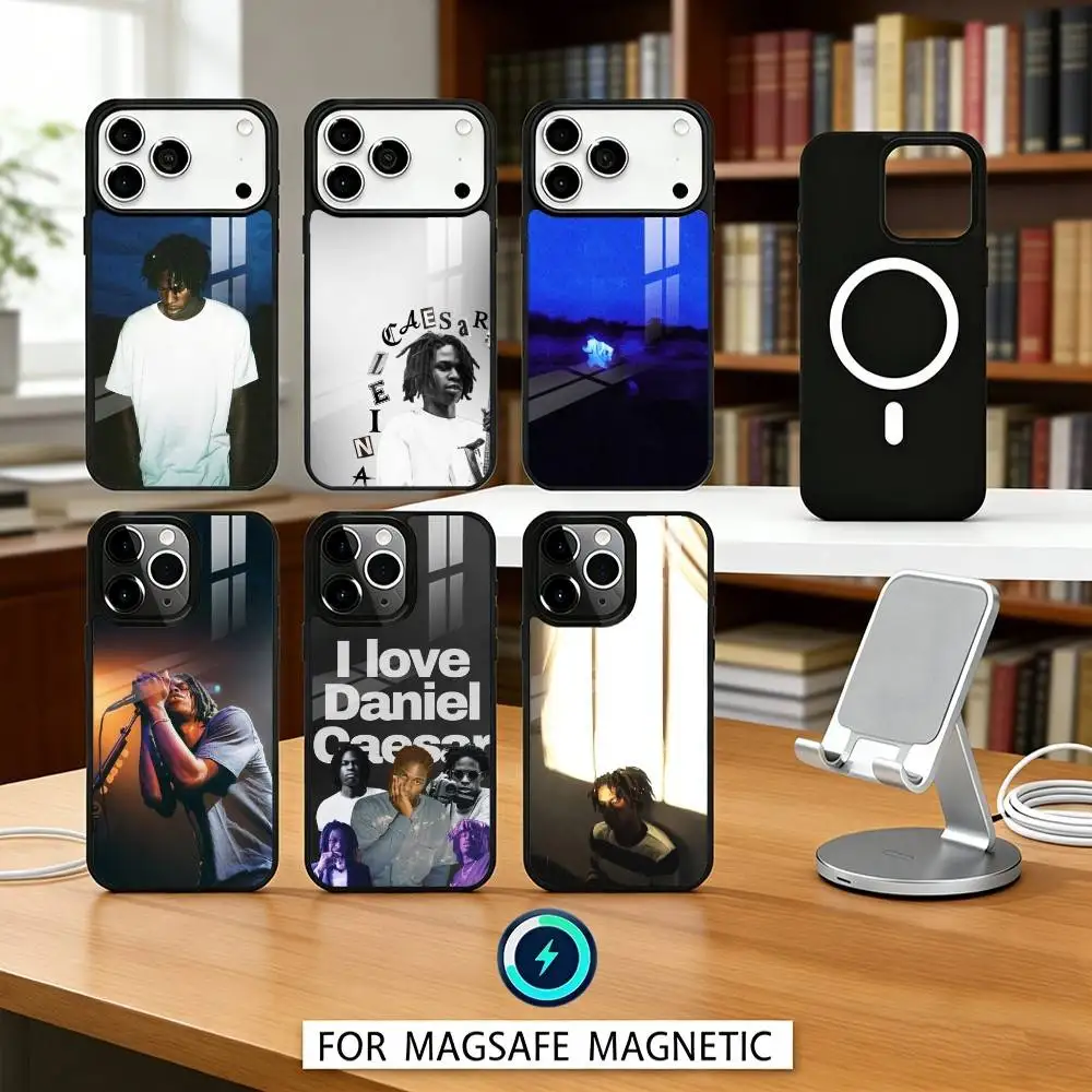 

D-Daniel C-Caesar Phone Case For iPhone 17,16,15,14,13,12,Pro,Max For Magsafe Magnetic Wireless Charging