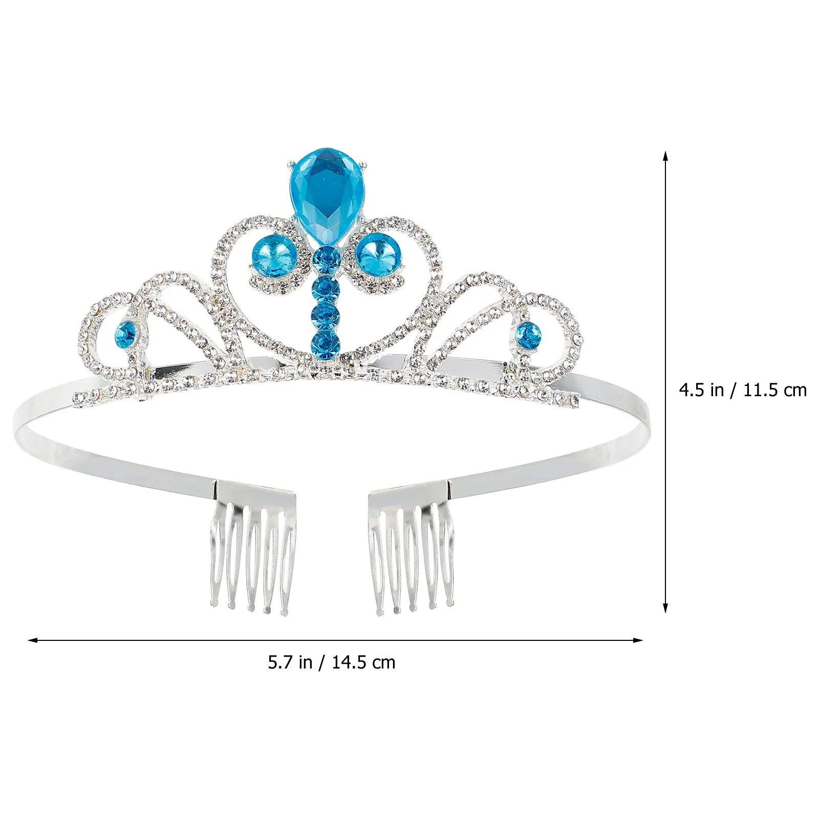 1 قطع الاطفال تاج حساسة كريستال عيد ميلاد غطاء الرأس صور الدعائم حزب الشعر الديكور أنيقة تيارا الاطفال تاج #5